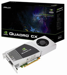 Новая видеокарта NVIDIA Quadro CX от PNY Technologies